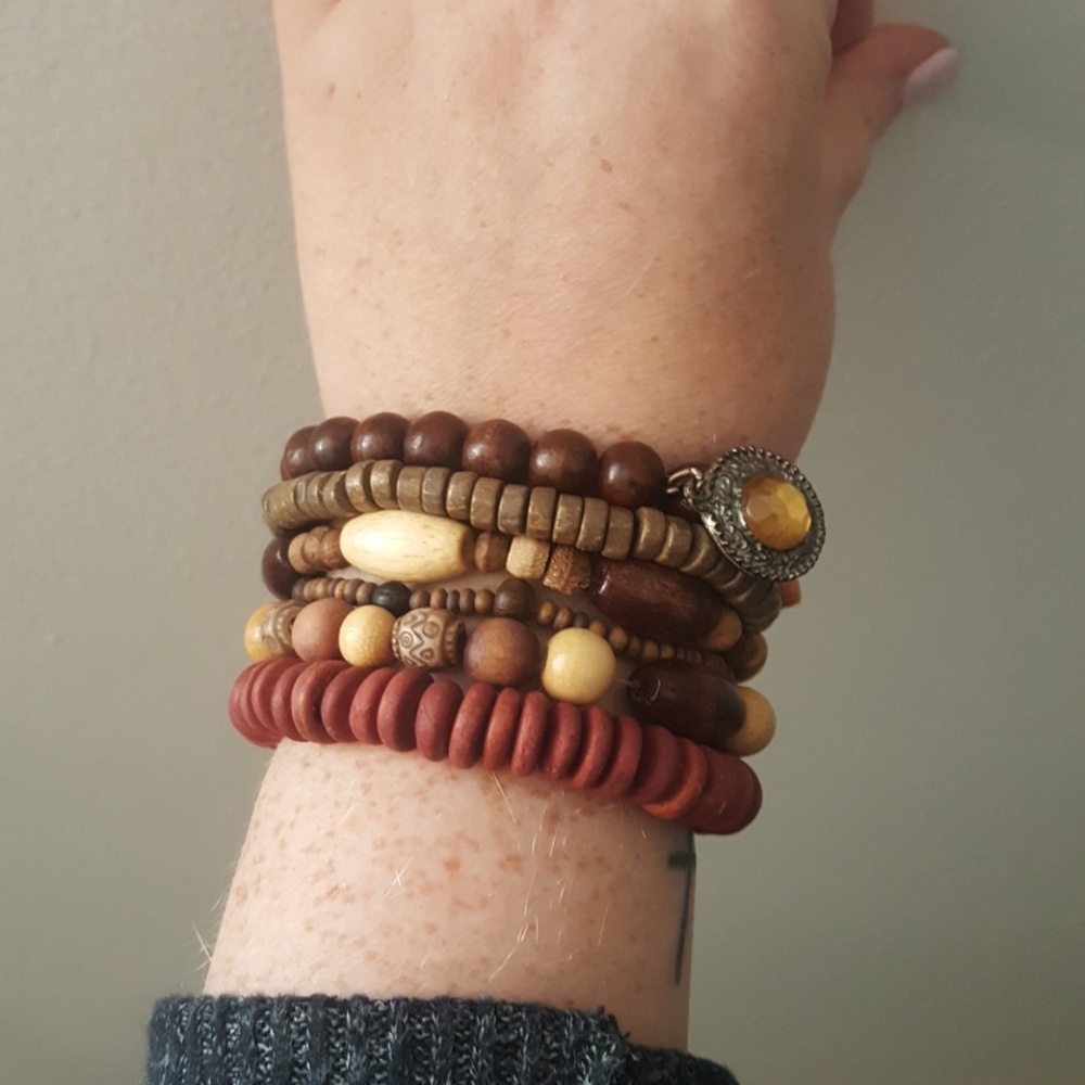 Chunky bracelets - Picture 3 of 3